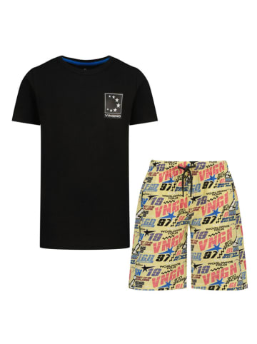 Vingino Pyjama in Schwarz/ Bunt