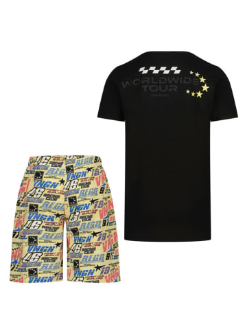 Vingino Piżama w kolorze czarnym ze wzorem