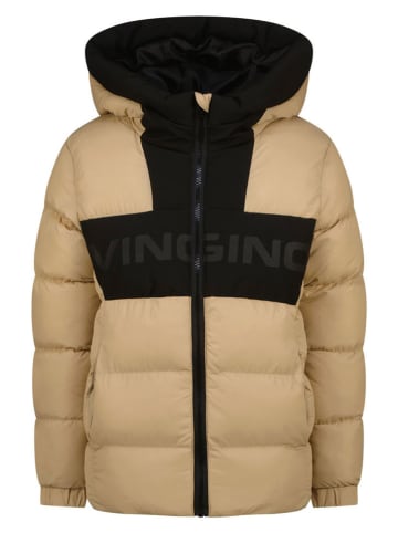 Vingino Steppjacke in Beige/ Schwarz