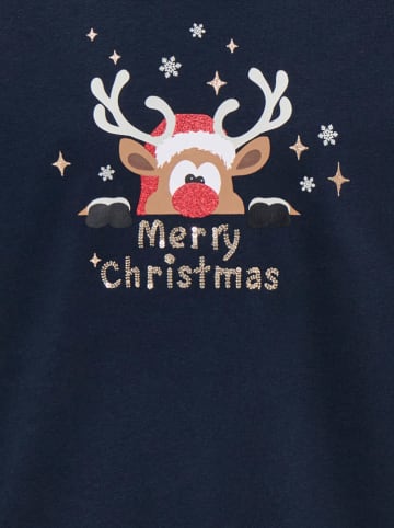 KIDS ONLY Sweatshirt "Xmas" in Dunkelblau