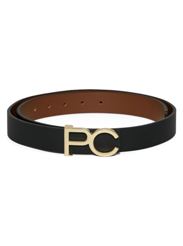 Polo Club Skórzany pasek w kolorze czarnym