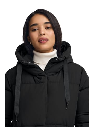 Polo Club Doorgestikte mantel zwart