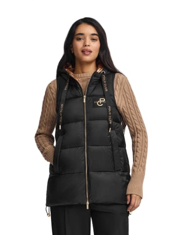 Polo Club Steppweste in Schwarz