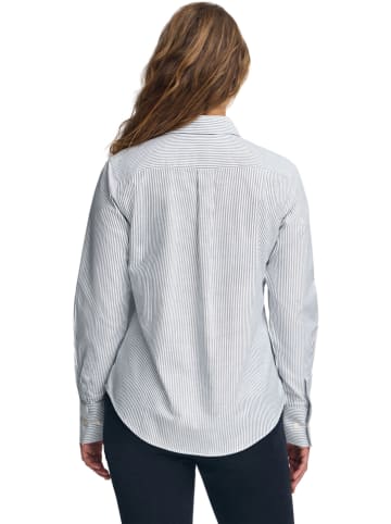 Polo Club Blouse - regular fit - wit/grijs