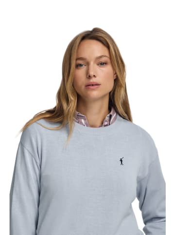 Polo Club Pullover in Hellblau