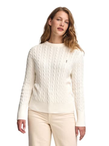 Polo Club Sweter w kolorze białym