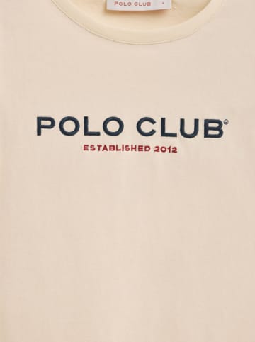 Polo Club Longsleeve in Beige