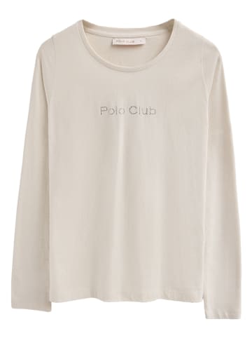 Polo Club Longsleeve in Creme