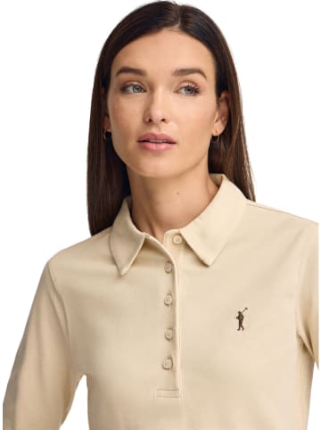 Polo Club Pololongsleeve in Beige