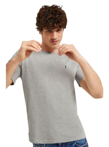 Polo Club Shirt in Grau