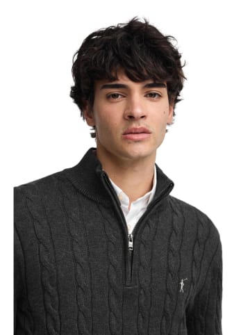 Polo Club Sweter w kolorze antracytowym