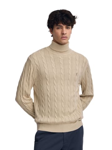 Polo Club Rollkragenpullover in Beige