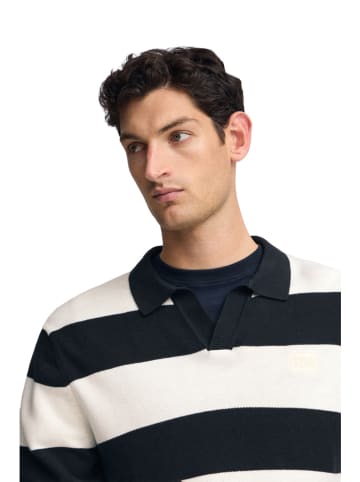 Polo Club Pullover in Dunkelblau/ Creme