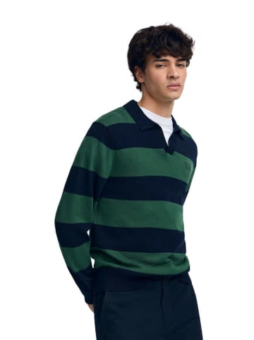 Polo Club Trui donkerblauw/groen
