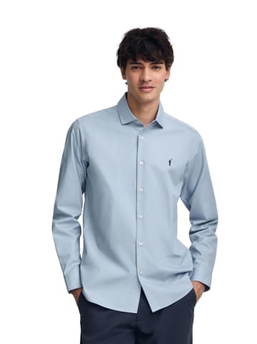 Polo Club Hemd - Slim fit - in Hellblau