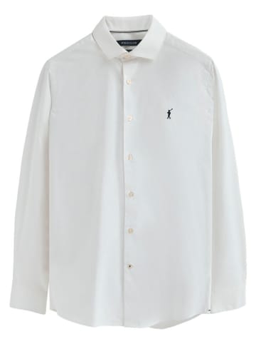 Polo Club Koszule (2 szt.) - Slim fit - w kolorze białym i granatowym