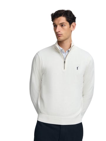 Polo Club Sweter w kolorze białym