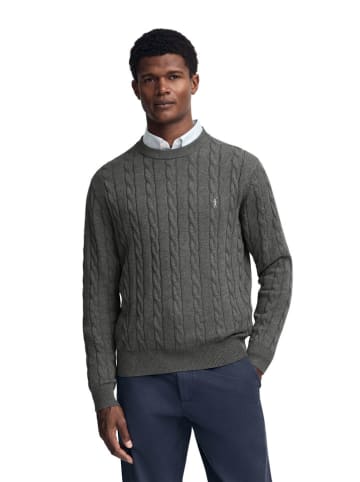 Polo Club Pullover in Anthrazit