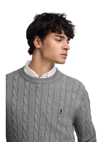 Polo Club Sweter w kolorze szarym