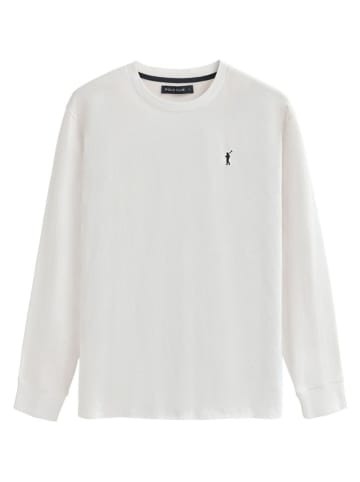 Polo Club Longsleeve in Weiß