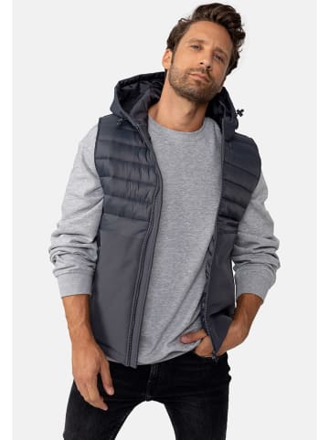 Northwood Doorgestikte bodywarmer "Jake" grijs