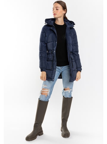 Northwood Wintermantel "Leyna" donkerblauw