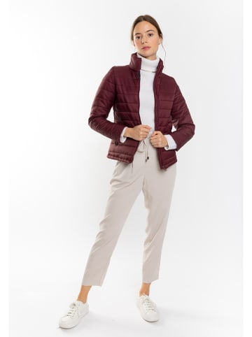 Northwood Doorgestikte jas "Andrea" bordeaux