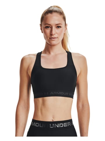 Under Armour Sport-BH "Crossback" in Schwarz - Medium