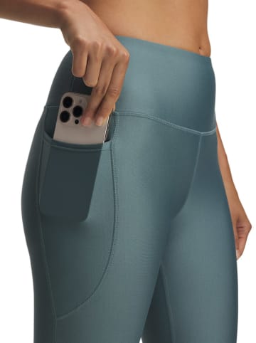 Under Armour Legginsy funkcyjne w kolorze szaroniebieskim