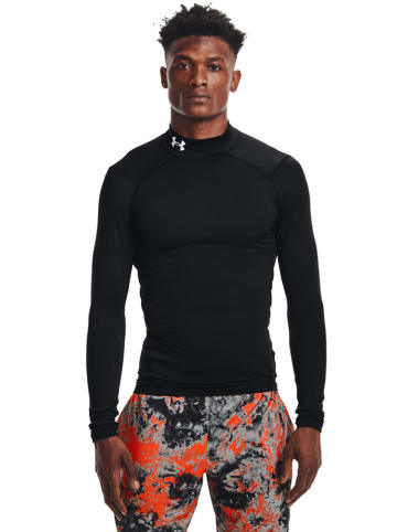 Under Armour Trainingsshirt "Comp Mock" in Schwarz