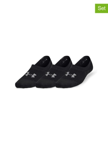 Under Armour 3er-Set: Funktionssocken in Schwarz