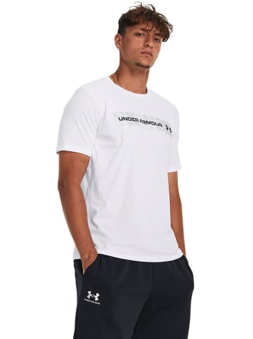 Under Armour Koszulka sportowa "Camo" w kolorze białym