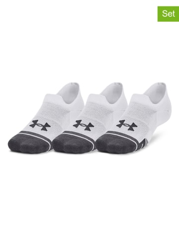 Under Armour 3er-Set: Sportsocken "Performance Tech" in Weiß/ Anthrazit