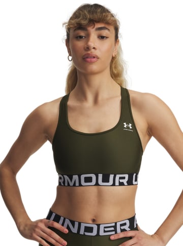 Under Armour Biustonosz sportowy w kolorze khaki