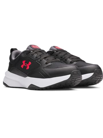 Under Armour Skórzane buty sportowe w kolorze czarnym