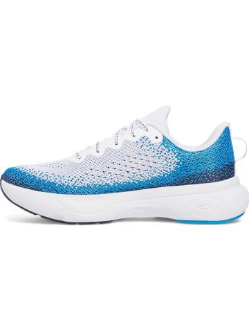 Under Armour Laufschuhe in Weiß/ Blau
