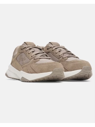 Under Armour Leder-Trainingsschuhe in Hellbraun