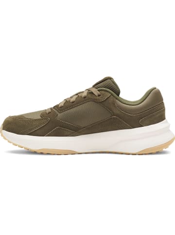 Under Armour Skórzane buty sportowe w kolorze khaki