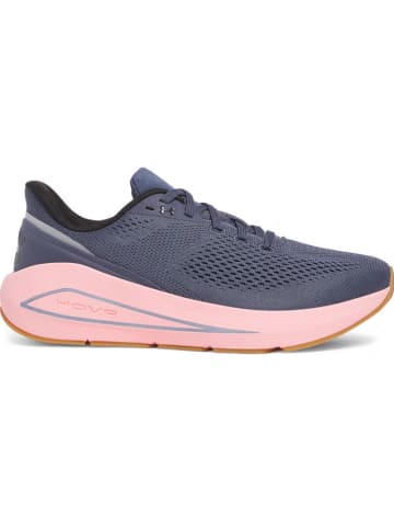 Under Armour Buty w kolorze granatowo-jasnoróżowym do biegania