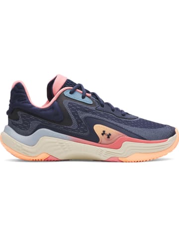 Under Armour Basketballschuhe in Dunkelblau/ Bunt
