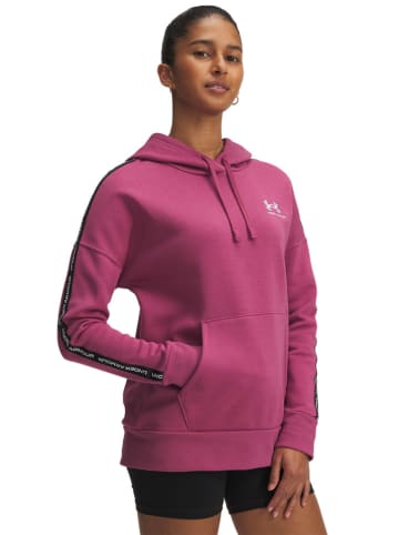 Under Armour Fleecehoodie in Pink