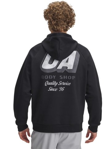 Under Armour Fleecehoodie in Schwarz