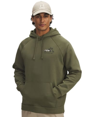 Under Armour Fleecehoodie in Khaki