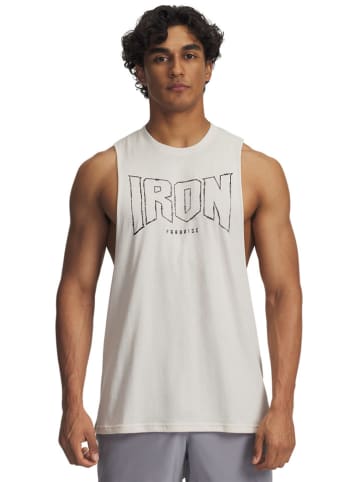 Under Armour Trainingstop in Beige