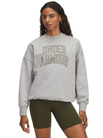 Under Armour Fleecepullover in Grau