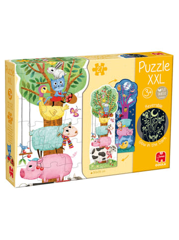 Jumbo 27tlg. Puzzle "Tag & Nacht" in Bunt - ab 3 Jahren