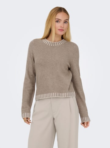 ONLY Pullover in Taupe