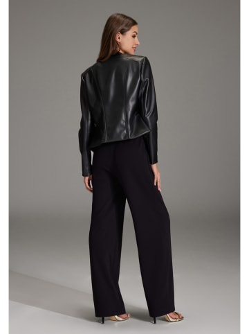 SWING Kunstlederjacke in Schwarz