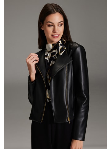 SWING Kunstlederjacke in Schwarz