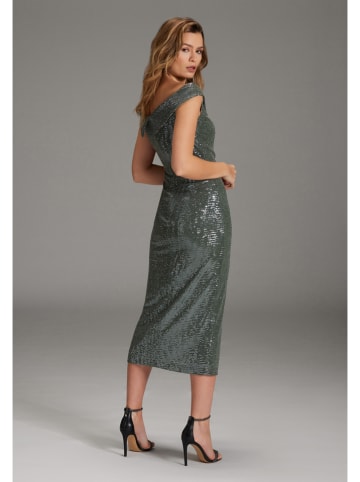 SWING Kleid in Khaki